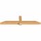 Ekena Millwork Eugene Smooth Timber Gable Bracket, Western Red Cedar, 84"W x 21"H x 5 1/2"D x 5 1/2"F, 6/12 Pitch GBW084X21X0606EUG00SWR - alternate 5